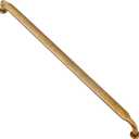 Alzassbg 6 Pack Antique Brass Cabinet Handles, 12-1/2 Inch(320mm) Hole Centers Arch Modern Cabinet Pulls Kitchen Cabinets Hardware for Cabinets and Drawers AL3503AB