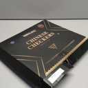 VAMSLOVE Chinese Checkers 15" Large Upgraded Version Wooden Game Board, 16mm 60+12 Colorful Glass Marbles, Easy Grasping for Adults and Kids, w/Storage Drawer, Fun for Family Gathering