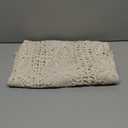 MakeMeChic Women's Plus Size Boho Tops Crochet Sweater Dolman Sleeve Beach Cover Up (XX-Large Plus)