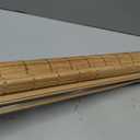 LazBlinds Cordless Bamboo Roller Shades, 38" W x 70" H, Brown206