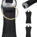 Water Bladder Insulator Bag, Black Oxford Cloth Hydration Insulation Sleeve Cover 2L Water Bottle Cooler Bag Oxford Cloth Insulation Sleeve Cover for Hydration Keep Cold Hiking Accessories