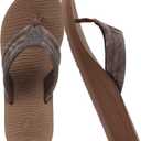 COFACE Flip Flops for Women with Comfortable Arch Support Ladies Fashion Lightweight Wedge Flip Flops Summer Soft Cushion Platform Thong Sandals for Beach