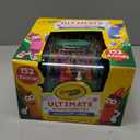 Crayola Ultimate Crayon Box Collection (152ct), Bulk Kids Crayon Caddy, Classic & Glitter Colors, Coloring Book Supplies, Gift for Kids, Ages 3, 4, 5