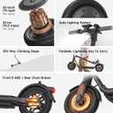 NAVEE V25/V25 Pro/V40 Electric Scooter for Adults, 20 MPH & 25/15.5 Miles, 700W/600W Motor, 10" Tires, Foldable Commuting E-Scooter with Dual Brake Suspension