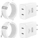 iPhone 17 16 Charger Fast Charging, 45W Dual USB C Phone Charger Block with 10FT Long Type C Cable Cord for Apple iPhone 17/Pro/Pro Max/17 Air/16 Pro/16 Pro Max/15 Plus/15 Pro/iPad/S25 Ultra/S24