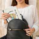 jeilink Cute Funny Crochet Makeup Bag Knitting Cosmetic Bag Travel Toiletry Bag for Christmas Birthday Crochet Gifts for Crocheters Stuff Knitting Gifts for Women Crafters Knitters Female Friends