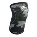 Rehband RX Knee Support for Strength Training & Fitness - 7mm Neoprene Knee Sleeve, Flexible & Non-Slip, Knee Sleeve for Men & Women, Colour:Camo, Size:Large (Camo - 1 Piece)