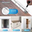 Heavy Duty Piano Hinge 30 Inch x 3 Inch Width Stainless Steel Piano Hinge 2 Pack 0.060'' Thick Continuous Hinge for Heavy Duty Cabinet Furniture Metal Plate Door Toolbox Wooden Box Industrial Project
