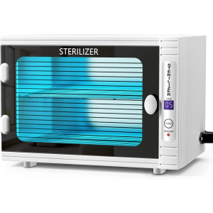 Professional U&V Nail Tool Cabinet, 12L U&V Sanitizer Box U&V Light Nail Tool Cleaning Machine with Time Setting, U&V Light Equipment for Esthetician,Manicurist,Spa,Tattoo,Barber&Salon Professional U&V Nail Tool Cabinet, 12L U&V Sanitizer Box U&V Light Nail Tool Cleaning Machine with Time Setting, U&V Light Equipment for Esthetician,Manicurist,Spa,Tattoo,Barber&Salon