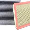 Kefly CA10741 Engine Air Filter & CF10285 Cabin Air Filter Fit for 2010-2015 Toyota Prius, 2016-2018 RAV4 2.5L Hybrid, 2012-2017 Prius V, 2011-2017 Lexus CT200h, 2015-2021 NX300h