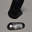 Yootech Wireless Charger,10W Max Wireless Charging Stand, Compatible with iPhone 17/17 Pro/17 Pro Max/Air/16e/16/16 Plus/16 Pro Max/15/14/13/SE 2022/12/11/X/8, Galaxy S25/S24/S23/S22(No AC Adapter)