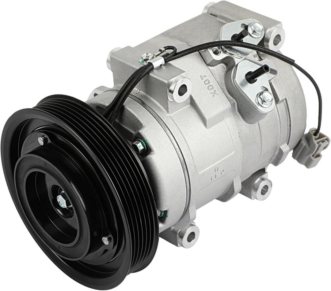 SCITOO AC Compressor with Clutch 2005-2008 Compatible for Honda Odyssey Pilot Ridgeline 2003-2006 for Acura MDX 3.5L CO 10736C