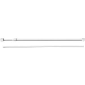 Versatilitys Tension Rods 17 To 42Inch Adjustable For Curtains Door And Window High Strength Spring &Antirust Coating (White)