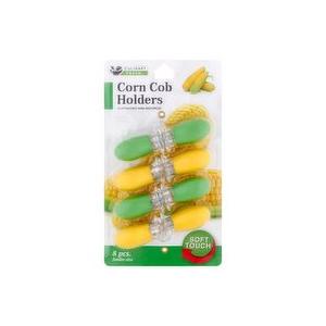 Culinary Elements Stainless Steel Corn Holders for Optimum Comfort and Easy Dining, Set of 8, Pack of 1