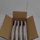 Herogo Plates and Bowls Sets for 4, 12 Pieces Stoneware Dinnerware Sets, Double Reactive Glaze, Microwave & Dishwasher Safe, Scratch Resistant, Ivory White