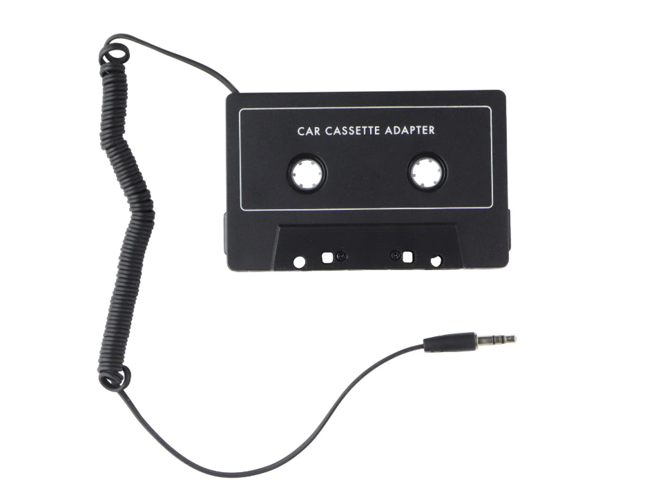 ZGEAR Audio Cassette Adapter for 3.5mm Audio with 3-Ft Cord - Black