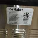 Ice Makers Countertop, 26.5Lbs/24H Ice Machine with 2 Sizes Bullet Ice, 9 Ice Cubes Release in 6 Mins, Self-Cleaning Portable Ice Maker with Ice Scoop and Basket for Home Kitchen Office Bar RV