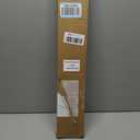 No Drill Blackout Cellular Shades for French Doors, 1 Pack, 22"x78", Beige