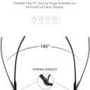 JOLISU 4 Pack Reading Glasses for Men Blue Light Blocking with Spring Hinge, Anti Eyestrain/UV Large Wide Square Readers for Men +1.75