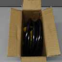 POWGRN 30 Amp RV Extension Cord 15 FT Outdoor with Grip Handle, Flexible Heavy Duty 10/3 Gauge STW 3 Prong RV Power Cord with Cable Organizer, NEMA TT-30P to TT-30R, Black-Yellow, ETL Listed
