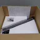 TV Tray Table for Couch - Adjustable Height & 360Swivel Panel DesignLarger Metal and Wooden Base to Prevent SlippingSofa Armrest Tray Table for Eating Laptop Couch Bed Dinner or Small Space (Standard 1 Pack, Black)