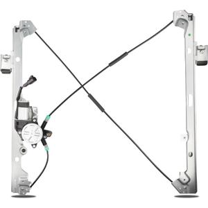 Front Power Window Regulator Driver Side w/Motor Replacement for 1999 2000 2001 2002 2003 2004 2005 2006 2007 Silverado Tahoe Avalanche Suburban, GMC Sierra Yukon XL, Escalade ESV EXT, Left, 741-644