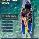 Extra Wide Inflatable Paddle Board 116 x 35 x 6, 450 LB High Weight Capacity SUP, Wide Stable Stand Up Paddle Board for Heavy People, Family & 2/3 Person, XL All-Around Paddleboard