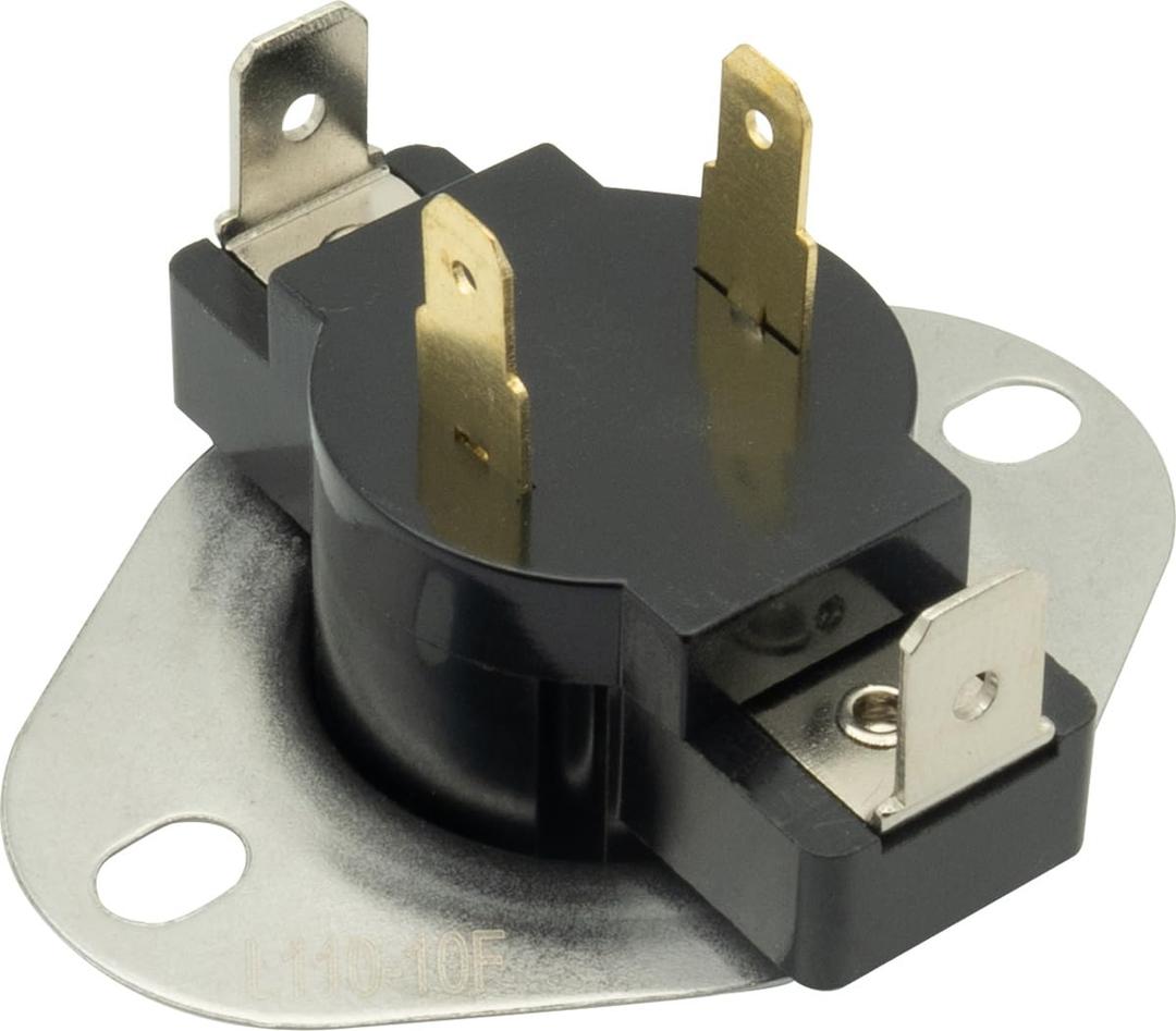 47-22860-01 Furnace Thermostat Auto Reset SPST N/C Limit Switch L105-10F Compatible with Rheem Ruud HVAC