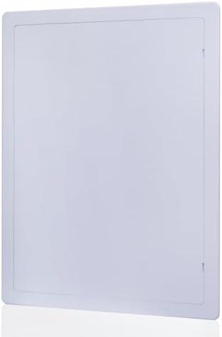 Suteck Plumbing Access Panel for Drywall Ceiling 12 x 16 Inch Reinforced Plastic Wall Access Doors Removable Hinged White