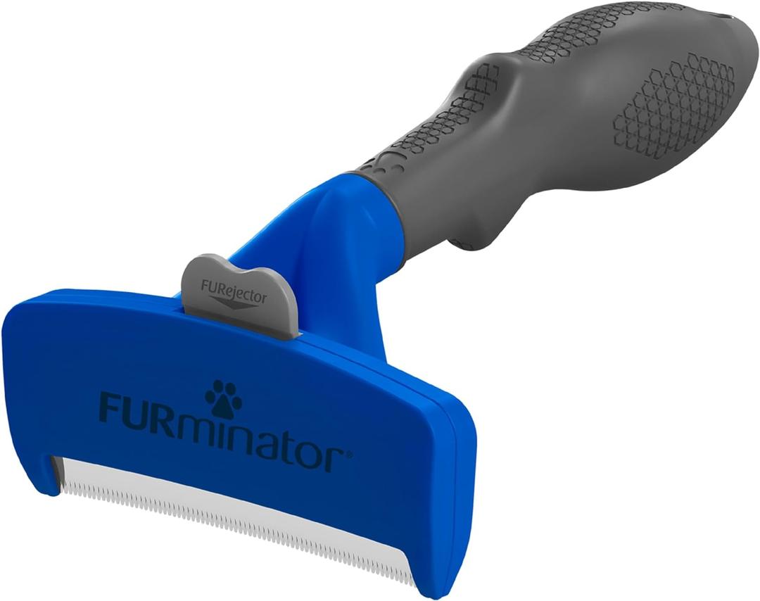 FURminator Undercoat Deshedding Tool for Dogs, Deshedding Brush for Dogs, Removes Loose Hair and Combats Dog Shedding (Large)