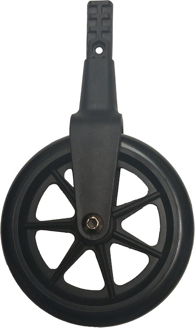 Stander Non-Swivel Wheel Kit for Stander EZ Fold-N-Go Walker and Able Life Space Saver Walker, Black, 2 Count