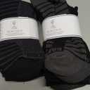 BAMBOO COOL Men's Crew Socks Athletic Running Sports Socks, Cushioned Moisture Wicking, Breathable Arch Support 6 PackXL