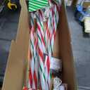 26" Christmas Candy Cane Lights (10PCS) for Landscape Decoration, Outdoor Pathway Makers Lights, Candy Cane Walkway Lights Red & Green(Include Stakes)