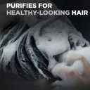 DOVE MEN + CARE Shampoo Charcoal + Clay 3 Count For Healthy-Looking Hair Naturally Derived Plant Based Cleansers 25.4 oz