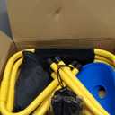 GHB Agility Ladder, Football Training Equipment Set, 4 Agility Hurdles, 20 Feet 12 Rungs Speed Ladder, 12 Disc Cones, Resistance Parachute, Jump Rope, 5 Resistance Bands (Blue)