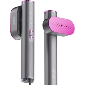 Travel Steamer for Clothes, 100-240V Dual Voltage Portable Garment Steamer, 1000W Travel Size Handheld Steam & Iron 2 in 1, for Global & Europe Traveling, Business, Home, Space Grey