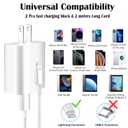 iPhone Charger Fast Charging,iPhone Fast Charger 2Pack Type C Fast Charger Block Plug Adapter 6FT USB-C to Lightning Cable Cord for iPhone14/13/13 Pro/12 Pro/12 Pro Max/11/Xs Max/XR/X/SE,iPad,AirPods