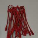 Zhengmy 16 Pcs 20 Inches Christmas Garland Ties Christmas Decorative Twist Ties for Banister Reusable and Flexible Twist for Xmas Home Decorations Holiday Craft Wrapping (Red)