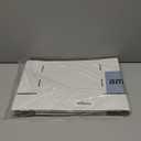10"x8"x3" Shipping Boxes Set of 5, White Corrugated Cardboard Box Literature Mailer