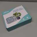 Automatic Plant Waterer Indoor Self-Watering System for 15 Potted Plants, Auto Drip Irrigation Kit Programmable Water Timer with Smart Humidity Detection (White)