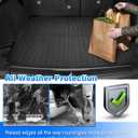 Cartist Cargo Liner - Trunk Mat for Jeep Grand Cherokee 2022-2026 5 Seater Only (NOT for WK or Grand Cherokee L), All Weather Cargo Mat for Cherokee Accessories, Heavy Duty Car Mats, Car Accessories