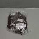 FURPHI Medieval Drawstring Shoulder Bag Renaissance Canvas Dice Bag Coin Purse Ren Faire Costume Accessories (Brown)