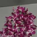 Sosation Purple Hawaiian Leis Graduation Orchid Leis for Class of 2026 Hawaii Floral Necklace Dendrobium Orchid Tropical Luau Party Supplies for 2026 Congrat Grad Party Summer Beach Vacations