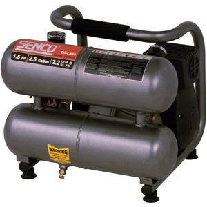 Senco PC0968 Twin Tank Air Compressor, Portable, 1.5 Horsepower 2.5 Gallon
