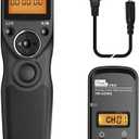 Wireless Shutter Remote Compatible for Canon, Pixel TW-283 N3 Shutter Remote Control Wireless Remote Shutter Release Timer Compatible for Canon EOS 5D, 5D Mark II, 5D Mark III, 6D, 7D, 7D Mark II