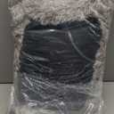 NOYAL Round Hooded Donut Dog Bed for Small & Medium Pets - Plush Fluffy Anti-Anxiety Cat Cave Bed with Cover (Medium 23.6'', Gradual brown)