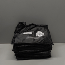 Small Black Pouch with Small Folded Tarp, 10 pack