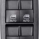 Master Power Window Switch Drive Side for 2011-2013 Jp Grand Cherokee, 2011 Dodge Durango, Door Lock Window Switch Control Assembly - 68030823AB 68030823AC 68030823AD 68030823AE 901516 1S14272-11 PINS