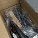 Cordless Iron for Clothes, 1500W Steam Iron Rapid Heating, Ceramic Soleplate, Auto Shut Off, Self-Clean, Anti-Calc, 3 Temperature Settings, 11.84 Oz Water Tank Ironing Clothes for Home, Black