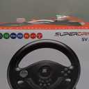 SUBSONIC - Superdrive SV250 Steering Wheel. Racing Wheel with pedals and Gearshift Paddles - 22 cm Diameter, 180 Roation Angle - For Nintendo Switch 2 - Switch - PS4 - Xbox Series X/S, Xbox One & PC